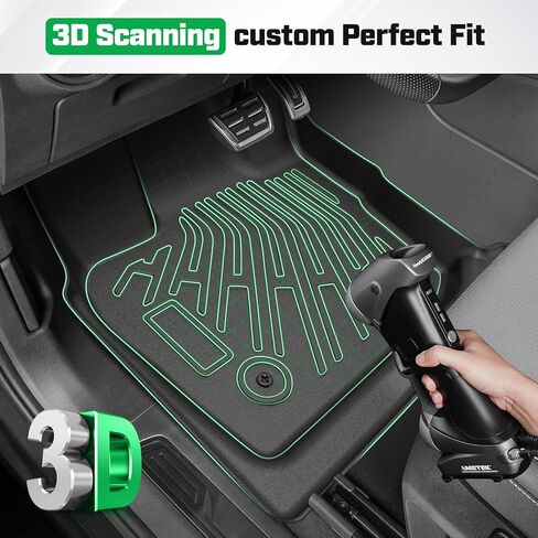 Cartist Floor Mats for Jeep Wrangler 2007-2018 JK 2-Door & JKU 4-Door, All Weather Front Row Floor Liners for Wrangler Accessories, Heavy Duty TPE Car Mats, Car Accessories in Saudi Arabia