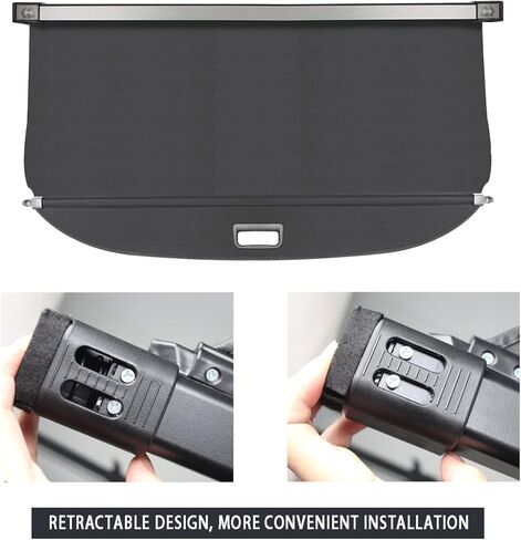 Cargo Cover Fit for Toyota Rav4 2019-2023 2024 2025 Retractable Rear Trunk Cover Trunk Security Cover Shielding Shade Privacy Screen Cover Accessories for Toyota Rav4 Cargo Cover 2024 2025 in Kuwait