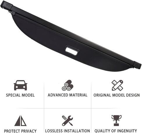 Cargo Cover Fit for Toyota Rav4 2019-2023 2024 2025 Retractable Rear Trunk Cover Trunk Security Cover Shielding Shade Privacy Screen Cover Accessories for Toyota Rav4 Cargo Cover 2024 2025 in Kuwait