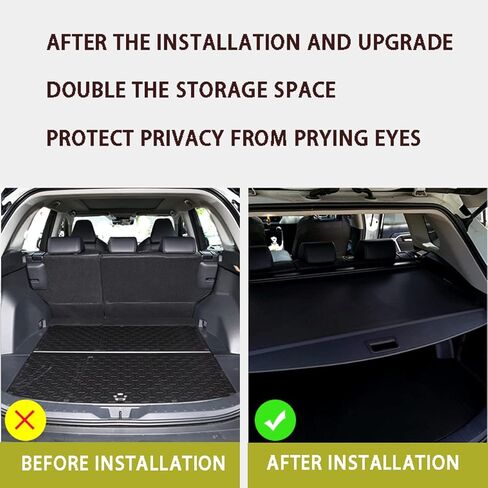 Cargo Cover Fit for Toyota Rav4 2019-2023 2024 2025 Retractable Rear Trunk Cover Trunk Security Cover Shielding Shade Privacy Screen Cover Accessories for Toyota Rav4 Cargo Cover 2024 2025 in Kuwait