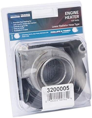 Zerostart 3200005 Lower Radiator Hose Heater, For 2" Hose | CSA Approved | 120 Volts | 600 Watts, Black in Saudi Arabia