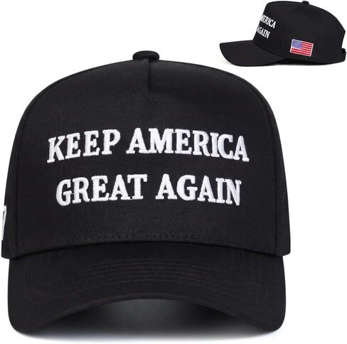 45-47 Baseball Cap Embroidered with Keep America Great Again and USA Flag for Mens Women, Adjustable Trucker Hat in Saudi Arabia