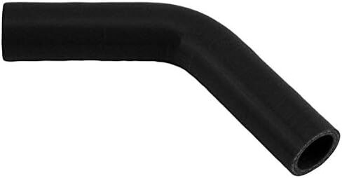 Pegasus E45.28-BLACK, Black Silicone Hose, 1 1/8" I.D. 45 degree Elbow, 4" Legs (no logo) in Kuwait