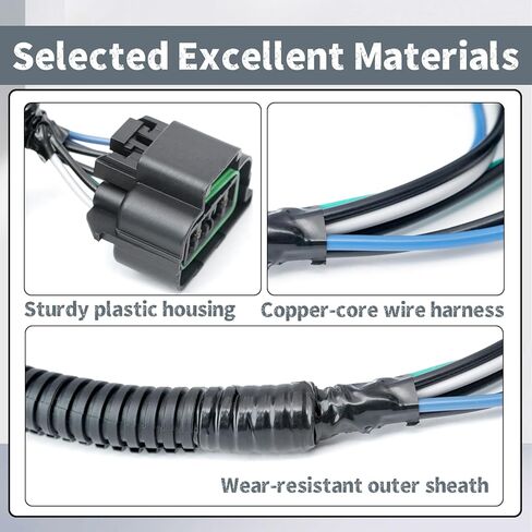 15306135 حزام أسلاك الضوء الخلفي متوافق مع شيفروليه تاهو سوبربان 1500 2500 2000-2006 بديل لجي إم سي يوكون XL 1500 2500 2000-2006 استبدال مقبس تسخير الضوء الخلفي الأيسر LH in Kuwait