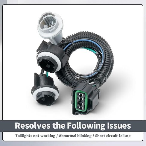 15306135 حزام أسلاك الضوء الخلفي متوافق مع شيفروليه تاهو سوبربان 1500 2500 2000-2006 بديل لجي إم سي يوكون XL 1500 2500 2000-2006 استبدال مقبس تسخير الضوء الخلفي الأيسر LH in Kuwait