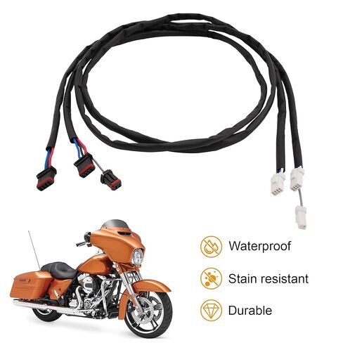 مجموعة أدوات تمديد الأسلاك لمفتاح المقود مقاس 48 بوصة مع CAN Bus NHCX-CB14 لـ Harley-Davidson Touring Electra Glide، Road Glide، Road King، Street Glide 2014-Up in Saudi Arabia