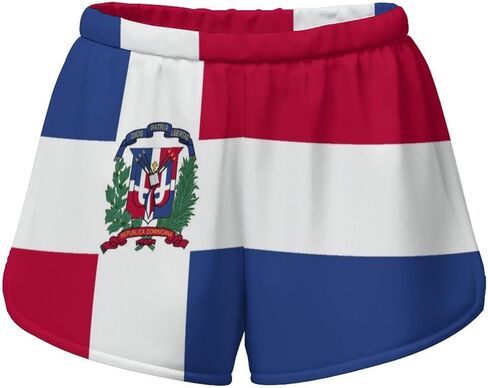 Adugen Origei European Union Flag Women's Athletic Shorts Running Womens Gym Workout Shorts in Saudi Arabia