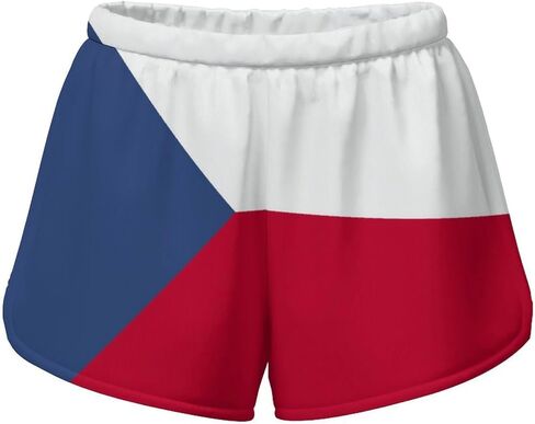 Adugen Origei European Union Flag Women's Athletic Shorts Running Womens Gym Workout Shorts in Saudi Arabia