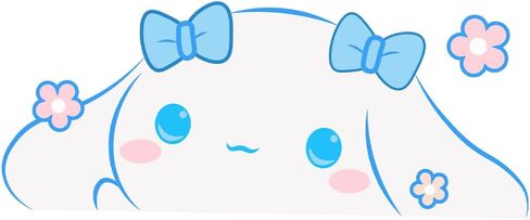 Cute Animals Friends Characters Cute Decal Stickers for Cars Laptop Skateboard Wall Decor UV Resistant (Cute White Dog) in Kuwait