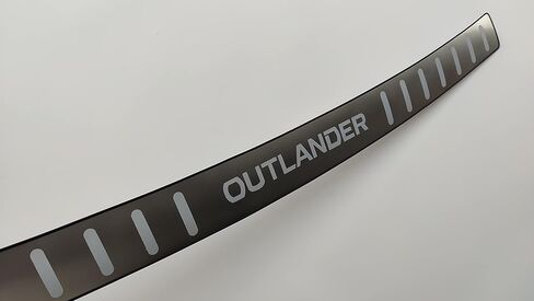 Car Stainless Steel Rear Door Bumper Protector, for Mitsubishi Outlander 2013-2016 Accessories,Auto Parts Tailgate Back Trunk Sill Cover Scuff Plate Strip Guard Protection in Saudi Arabia