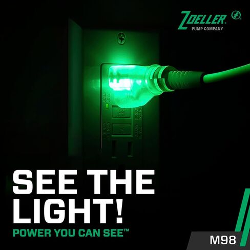 Zoeller 98-0001 115 فولت 1/2 حصان موديل M98 Flow-Mate أوتوماتيكي من الحديد الزهر حوض غاطس أحادي الطور / مضخة مياه ... in Kuwait