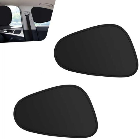 4 قطع من مظلات نوافذ السيارة مع غطاء نافذة جانبي مغناطيسي عازل للحرارة، ستائر للخصوصية مانعة لأشعة الشمس، ملحقات داخلية عالمية للسيارات لقيلولة الأطفال أثناء التخييم (أسود) in Kuwait