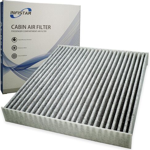 AC85112 Cabin Air Filter 1 Pack with Activated Carbon, Replacement for CF10285 CP285 CAF1816 24483 C35667, Compatible with Toyota Camry Corolla RAV4 Prius Highlander & Lexus RX NX ES in Saudi Arabia