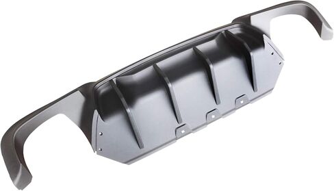 NINTE Rear Lip Fits for BMW F10 M5 with M Sport 2011 2012 2013 2014 2015 2016 ABS Painted Matte Black Quad Exhaust Bumper Diffuser in Kuwait