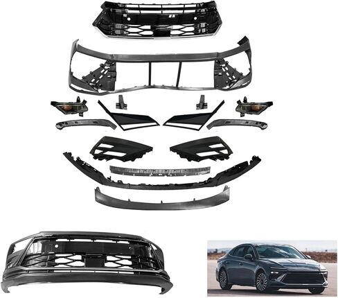 Sonata Bumper - New Complete Front Bumper Cover Upper Grill Set Fits 2020 2021 2022 2023 Hyundai Sonata SEL Luxury in Saudi Arabia