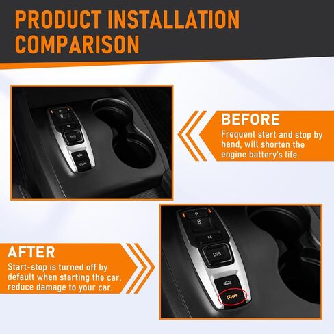 Auto Start Stop Eliminator Compatible with Honda Pilot 2016 2017 2018,Ridgeline 2020-2023, Plug & Play Start/Stop Memory Module, Disables Auto Engine Stop in Kuwait