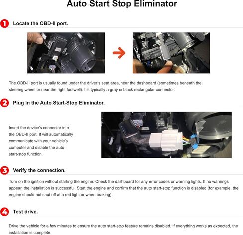 Auto Start Stop Eliminator Compatible with Honda Pilot 2016 2017 2018,Ridgeline 2020-2023, Plug & Play Start/Stop Memory Module, Disables Auto Engine Stop in Kuwait