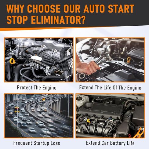 Auto Start Stop Eliminator Compatible with Honda Pilot 2016 2017 2018,Ridgeline 2020-2023, Plug & Play Start/Stop Memory Module, Disables Auto Engine Stop in Kuwait