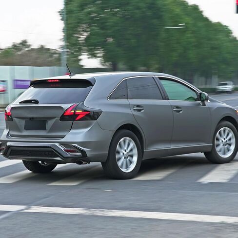 JX RACING · PERFORMANCE · ACCESSORIES Rear Tail Light LED Projector DRL Black Set 2Pcs Compatible with Toyota Venza 2009 2010 2011 2012 2013 2014 2015 2016 in Kuwait