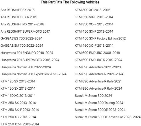 إطار حديد من الألومنيوم من TUSK مع طقم مفتاح ربط المحور 27 مم و32 مم لـ KTM 690 ENDURO R 2019-2023 in Saudi Arabia