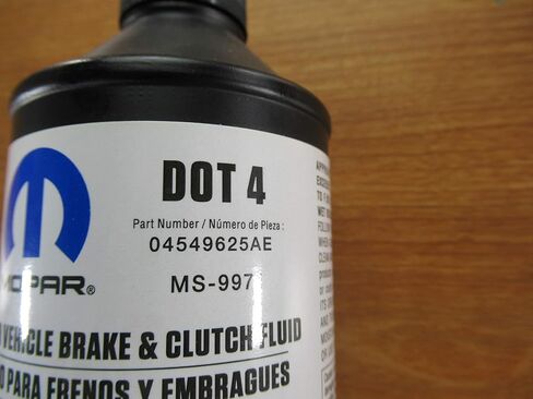 Mopar Chrysler Dodge Jeep Ram Dot 4 Brake Fluid Clutch Fluid 12 OZ OEM in Saudi Arabia