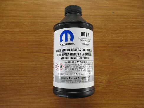 Mopar Chrysler Dodge Jeep Ram Dot 4 Brake Fluid Clutch Fluid 12 OZ OEM in Saudi Arabia
