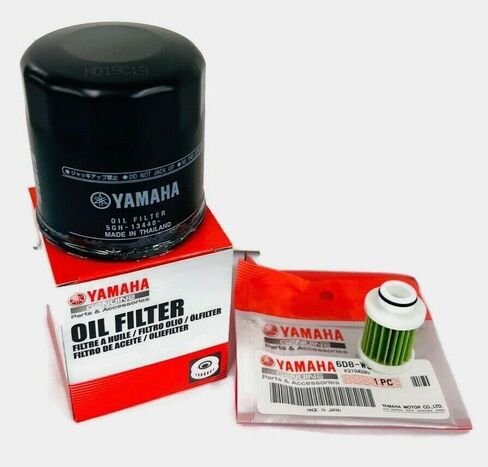 YAMAHA 2010+ F70 F70LA Oil Change Lower Unit Gear Lube Gasket Fuel Filter Spark Plugs Water Pump Rebuild Kit w/MINI-Fuel Water Separator Maintenance Kit in Kuwait
