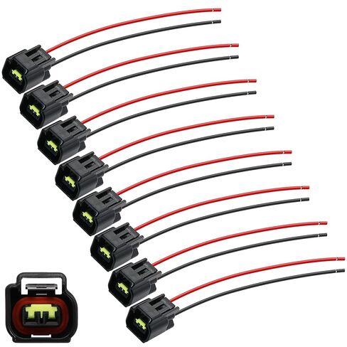 JA&MIU Ignition Coil Connector Pigtail Harness Compatible with Ford 4.6L 5.4L 6.8L F-150 F250 F350 Mustang Explorer Expedition Crown Victoria, 8Pcs in Kuwait