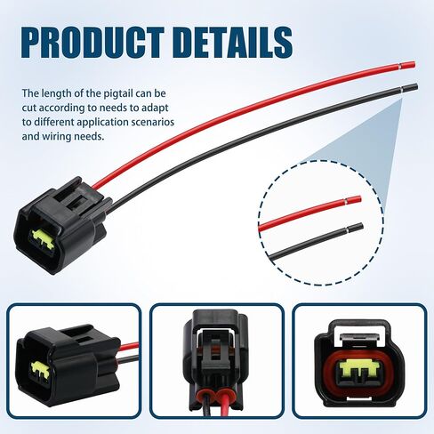 JA&MIU Ignition Coil Connector Pigtail Harness Compatible with Ford 4.6L 5.4L 6.8L F-150 F250 F350 Mustang Explorer Expedition Crown Victoria, 8Pcs in Kuwait