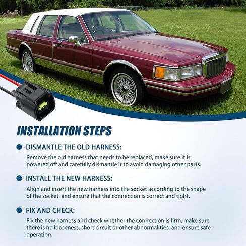 JA&MIU Ignition Coil Connector Pigtail Harness Compatible with Ford 4.6L 5.4L 6.8L F-150 F250 F350 Mustang Explorer Expedition Crown Victoria, 8Pcs in Kuwait