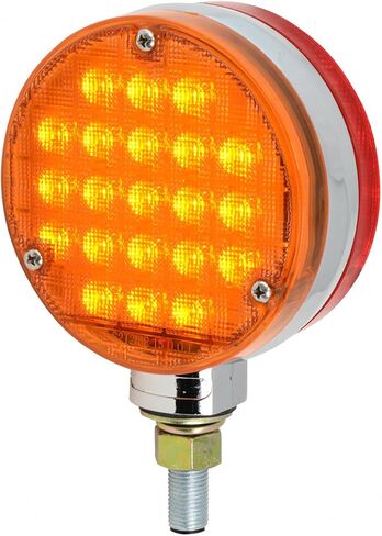 GG Grand General 74701 4" Smart Dynamic Double Face Amber/Red LED Pedestal Light for Trucks, Towing, Trailers, RVs and Buses – Passenger Side in Saudi Arabia