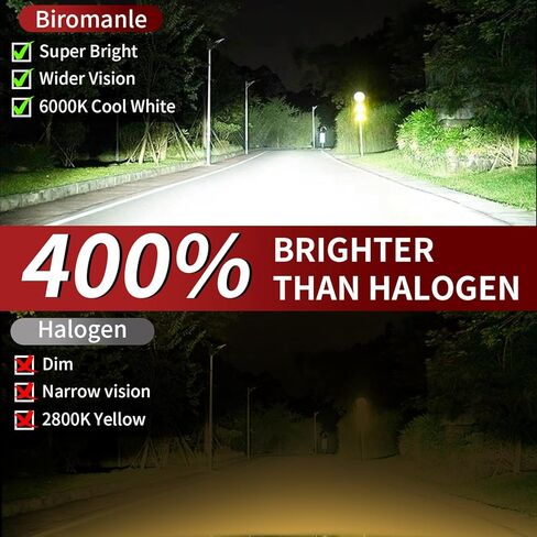 متوافق مع مصابيح Toyota RAV4 2006 2007 2008 2009 2010 2011 2012، 9005 High Beam 9006 Low Beam+H11 Fog Light Bulb Combo، ضوء أبيض 6000k، مصابيح داخلية (عبوة من 6) in Kuwait