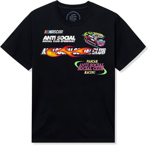 Anti Social Social Club Unisex Adult Assc X Nascar Daytona Tee in Saudi Arabia