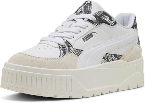 حذاء رياضي نسائي من PUMA Karmen II Idol، جلد سويدي أسود، 8.5 in Kuwait