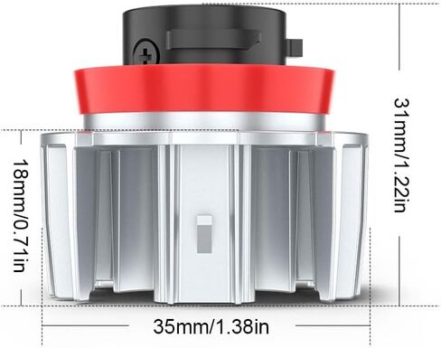 L1B LED Fog Light Bulbs Compatible for 2021 2022 2023 2024 Honda Accord Led Fog Driving Lamp Bulb Assembly, 3500K Yellow, Plug&Play, Pack of 2 in Kuwait