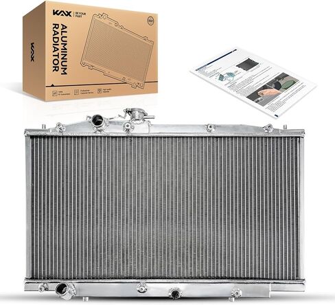 KAX CU2571 Full Aluminum Radiator, Compatible with 2003-2007 Accord 3.0L GAS, with Radiator Cap in Saudi Arabia