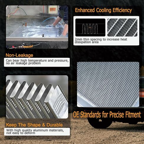 Radiator Fit for International Case 140 IHC Farmall IH 140 140HV 369400R94 Tractor Aluminum 3 Row in Kuwait