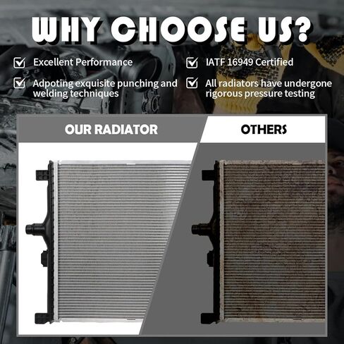 VibeUp 2334 Radiator Compatible with Chevy/GMC Silverado Suburban Sierra Tahoe Yukon 4.8 5.3 V8 in Kuwait