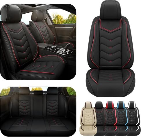 Car Seat Covers for Audi Q7 2007-2026, Premium Nappa Leather Car Seat Cover, Stylish Sport Seat Covers， Automobile Seat Cover Sets.(Standard 5 Seats/Beige) in Saudi Arabia