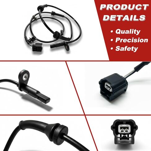 مستشعر سرعة عجلة ABS قطعة واحدة: خلفي يسار متوافق مع INFINITI 2013 JX35 V6 3.5L، 2014-2020 QX60 V6 3.5L، Nissan 2013-2020 Pathfinder V6 3.5L in Kuwait