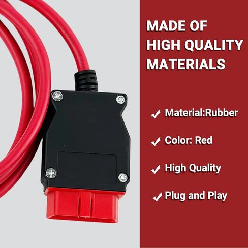 7 Ft VOE OBD to Ethernet Adapter Fit for Volvo Vehicles, Based on SPA CMA Platform 2016+, OBD Cable Replace 9513108 9513062, Compatible with VIDA PC Software or Third-Party Software in Kuwait