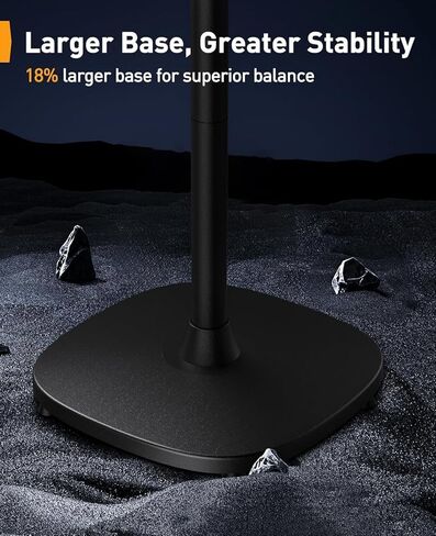 Perlegear Speaker Stand Pair for Sonos Era 300 Speakers, All-Metal 32″ Tall Floor Speaker Stand with Cable Management, Enlarged Base, Easy 3-Step Setup, 360° Surround Sound Speaker Stand, PGSS15 in Kuwait