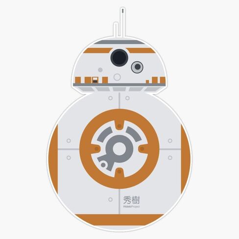 Bb8Deki Vinyl Waterproof Sticker Decal Car Laptop Wall Window Bumper Sticker 5" in Kuwait