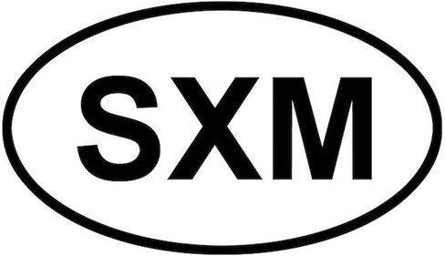 CafePress سانت مارتن / سانت. مارتن SXM اليورو البيضاوي سيارة الوفير المغناطيس in Kuwait