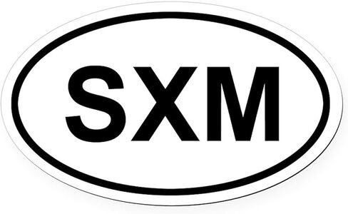 CafePress سانت مارتن / سانت. مارتن SXM اليورو البيضاوي سيارة الوفير المغناطيس in Kuwait