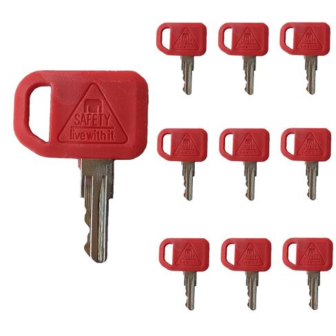 Replacement Ignition Key AR51481 Compatible with John Deere Equipment Tractor, Loader Excavators, Lawn Tractor, Dozers | Fits JD Backhoe 310D, 955, 410, 4500 | Part Numbers R45361, AT195302, AT145929 in Kuwait