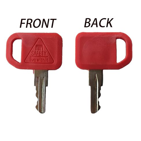 Replacement Ignition Key AR51481 Compatible with John Deere Equipment Tractor, Loader Excavators, Lawn Tractor, Dozers | Fits JD Backhoe 310D, 955, 410, 4500 | Part Numbers R45361, AT195302, AT145929 in Kuwait