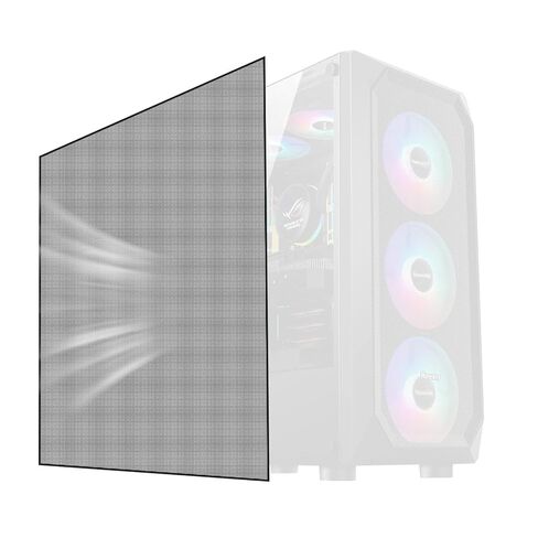 120mm Fan Dust Filter Mesh 4.72inch Magnetic Frame PVC PC Computer Case Fan Dust Mesh Cover Grills Black 5-Pack in Kuwait