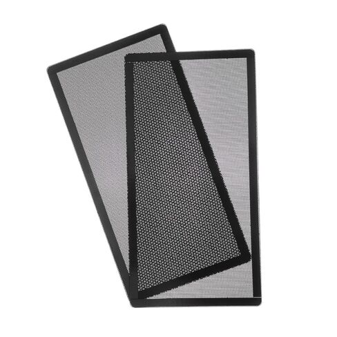 120mm Fan Dust Filter Mesh 4.72inch Magnetic Frame PVC PC Computer Case Fan Dust Mesh Cover Grills Black 5-Pack in Kuwait