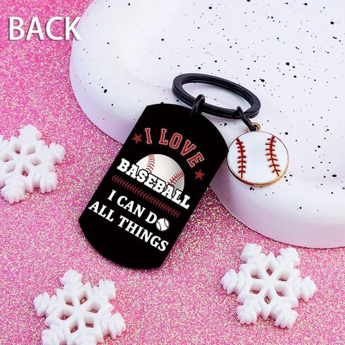 Baseball Keychain Stuff Baseball Accessories for Boys Baseballs Gifts for Men Team Player Inspirational Baseballs Stocking Stuffers Senior Night Gifts in Kuwait